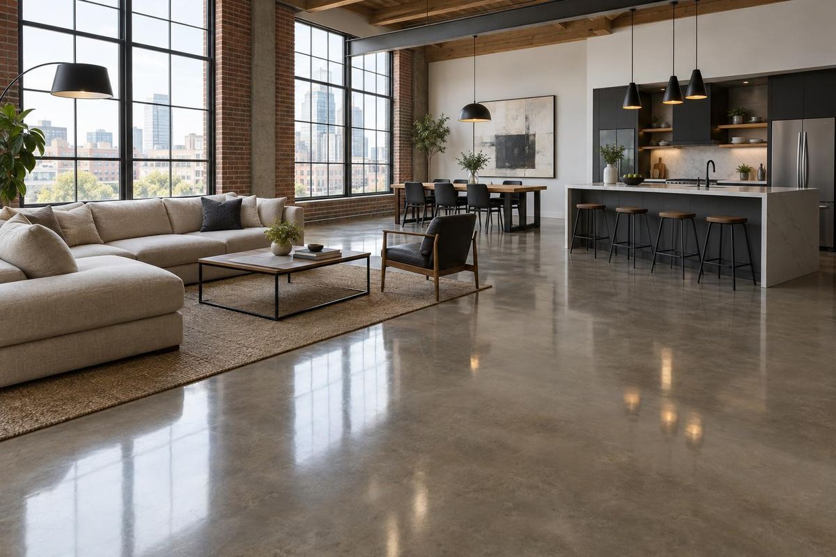 Polished concrete